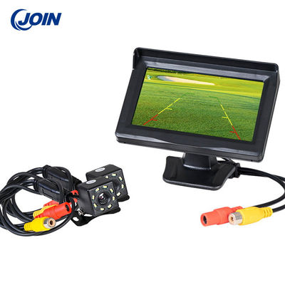 دوربین پشتیبان یونیورسال گاری گلف آینه عقب مشکی OEM / ODM