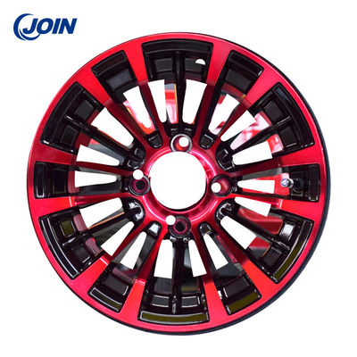 روکش چرخ چرخ گاری گلف ODM 215/35-12 با رنگ قرمز / مشکی