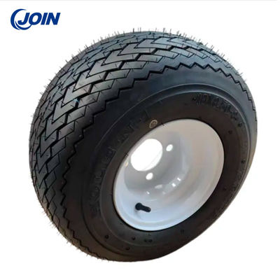 چرخ و لاستیک 6 لایه گاری گلف الگوی K389 رنگ مشکی
